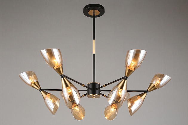 Подвесная люстра Omnilux Onno OML-66807-12 изображение 2 Подвесная люстра Omnilux Onno OML-66807-12 Фото № 2