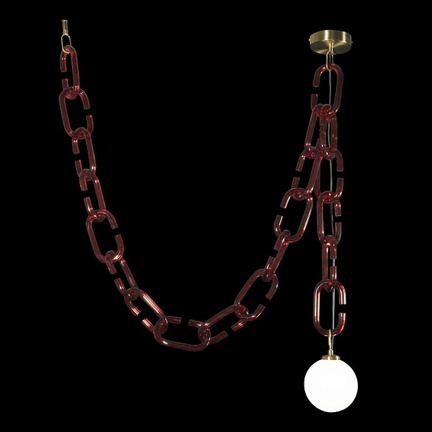 Подвесной светильник Loft IT Chain 10128C Red Фото № 2