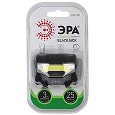 Налобный светодиодный фонарь ЭРА от батареек 110 лм GB-501 Б0027817 1