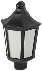 Садово-парковый светильник ЭРА «Ника» НБУ 06-60-003 60Вт черный белое основание матовый Б0061158