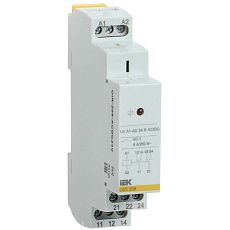 Реле промежуточное модульное OIR 2 контакта 8А 24В AC/DC IEK OIR-208-ACDC24V