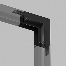 Коннектор L-образный стена-потолок Denkirs Smart Hide TR2118-BK 3