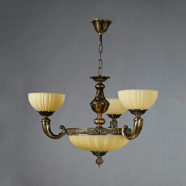 Подвесная люстра Ambiente Lugo 8539/3 PB Фото № 1