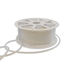 Светодиодная влагозащищенная лента Apeyron 11W/m 288LED/m COB теплый белый 50M 17-54