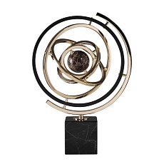 Статуэтка настольная ArtHomeDecor SATURN 4171 L BLACK & GOLD
