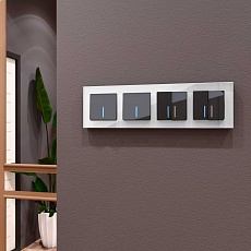 Рамка на 4 поста Werkel Favorit белый матовый W0041105 4690389159930 1