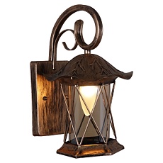 Уличный настенный светильник Reluce 08281-9.2-001U BKG RLOS 2