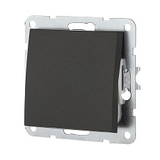 Переключатель LK Studio 1-кл., на 2 направления (схема 6) 16 A, 250 B (черный бархат) LK60 860308-1 1