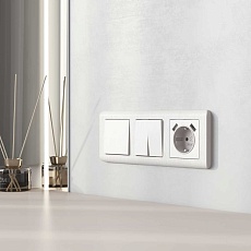 Рамка на 3 поста Werkel Stream перламутровый W0032113 4690389162312 3