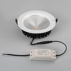 Встраиваемый светодиодный светильник Arlight LTD-220WH-Frost-30W White 110deg 021497  2