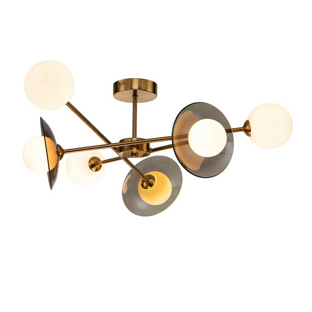 Потолочная люстра Indigo Jazz 11020/6C Brass V000163 изображение 1 Потолочная люстра Indigo Jazz 11020/6C Brass V000163 Фото № 1