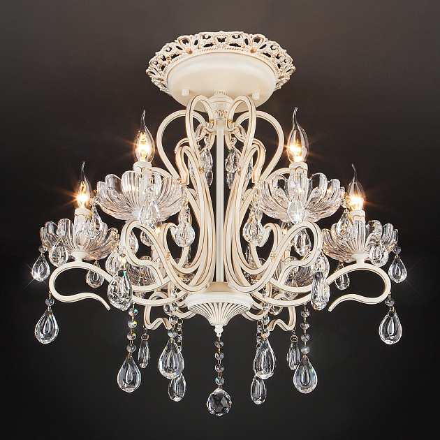 Подвесная люстра Eurosvet 12205/6 белый Strotskis изображение 4 Подвесная люстра Eurosvet 12205/6 белый Strotskis Фото № 4