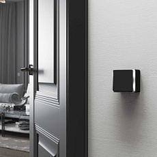 Выключатель одноклавишный Werkel Gallant черный/хром W5012035 4690389164101 2