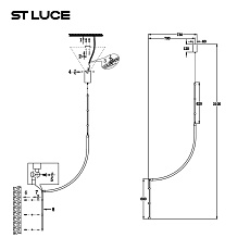 Подвесной светодиодный светильник ST Luce Minimalism SL6132.401.20 1