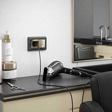 Рамка для двойной розетки Werkel Stream графит W0082104 4690389162541 5