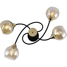 Потолочная люстра Reluce 01356-0.3-04B BK+FGD 3