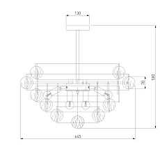 Потолочная люстра Bogates 295/10 1