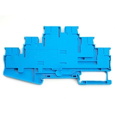 Зажим пружинный, 6-проводной проходной ЗНИ - 2,5 ,JXB PT 2,5, синий LD579-2-25 49256 4