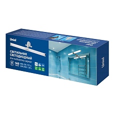 Подсветка для зеркал Uniel ULT-F37-8W/4500K IP44 Chrome UL-00012517 1