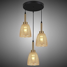 Подвесная люстра Reluce 09011-0.9-03 Amber 2