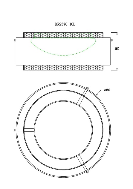 Потолочный светодиодный светильник MyFar Anders MR2370-1CL Фото № 2
