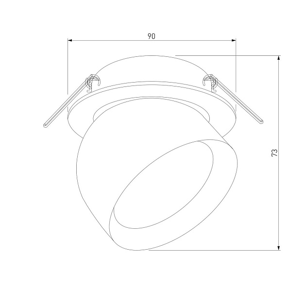 Встраиваемый светодиодный спот Elektrostandard Uno 25092/LED a065454 Фото № 2