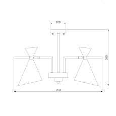 Потолочная люстра Eurosvet Apart 70114/5 белый 1
