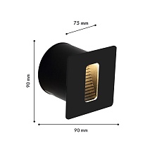 Уличный светодиодный светильник Favourite Glimt 4389-1W 1