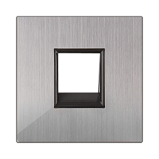 Лицевая панель Werkel розетки RJ45 и RJ11 глянцевый никель WL02-RJ-CP 4690389100406 3