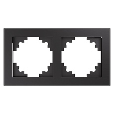 Рамка 2-постовая Stekker Катрин графит GFR00-7002-06 39540