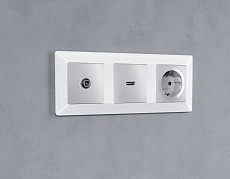 Лицевая панель розетки AMBRELLA VOLT AP4140 2